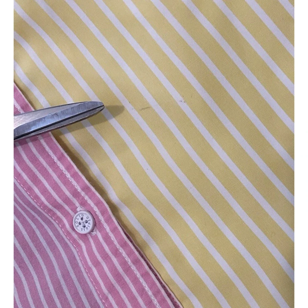 Solid & Striped Oxford Tunic Shirt Coverup XS Colorblock Stripe Beach Resort - Picture 13 of 16